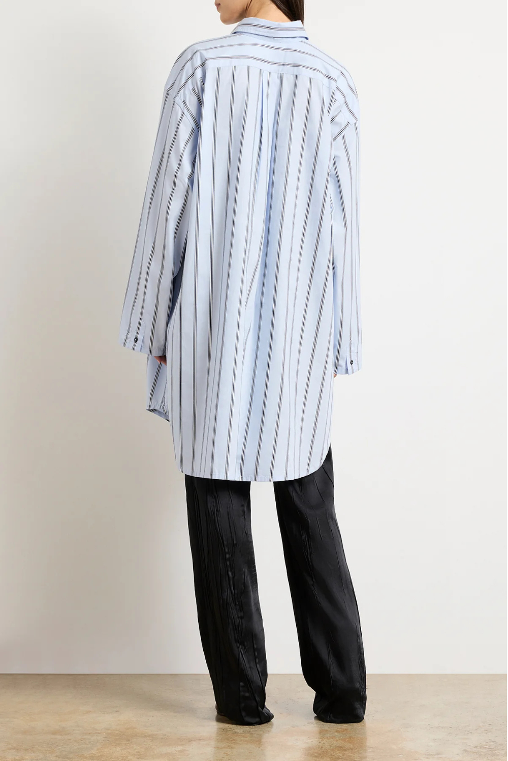 Brandon Maxwell The Long Javi Boxy Button Down Shirt