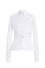 Brandon Maxwell Ceci Button Down White