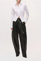 Brandon Maxwell Ceci Button Down White