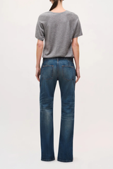 Brandon Maxwell The Campbell 5 Pocket Jean with Spiral Seam