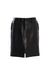 Brandon Maxwell The Lex Pencil Skirt W/ Belt Loops Black