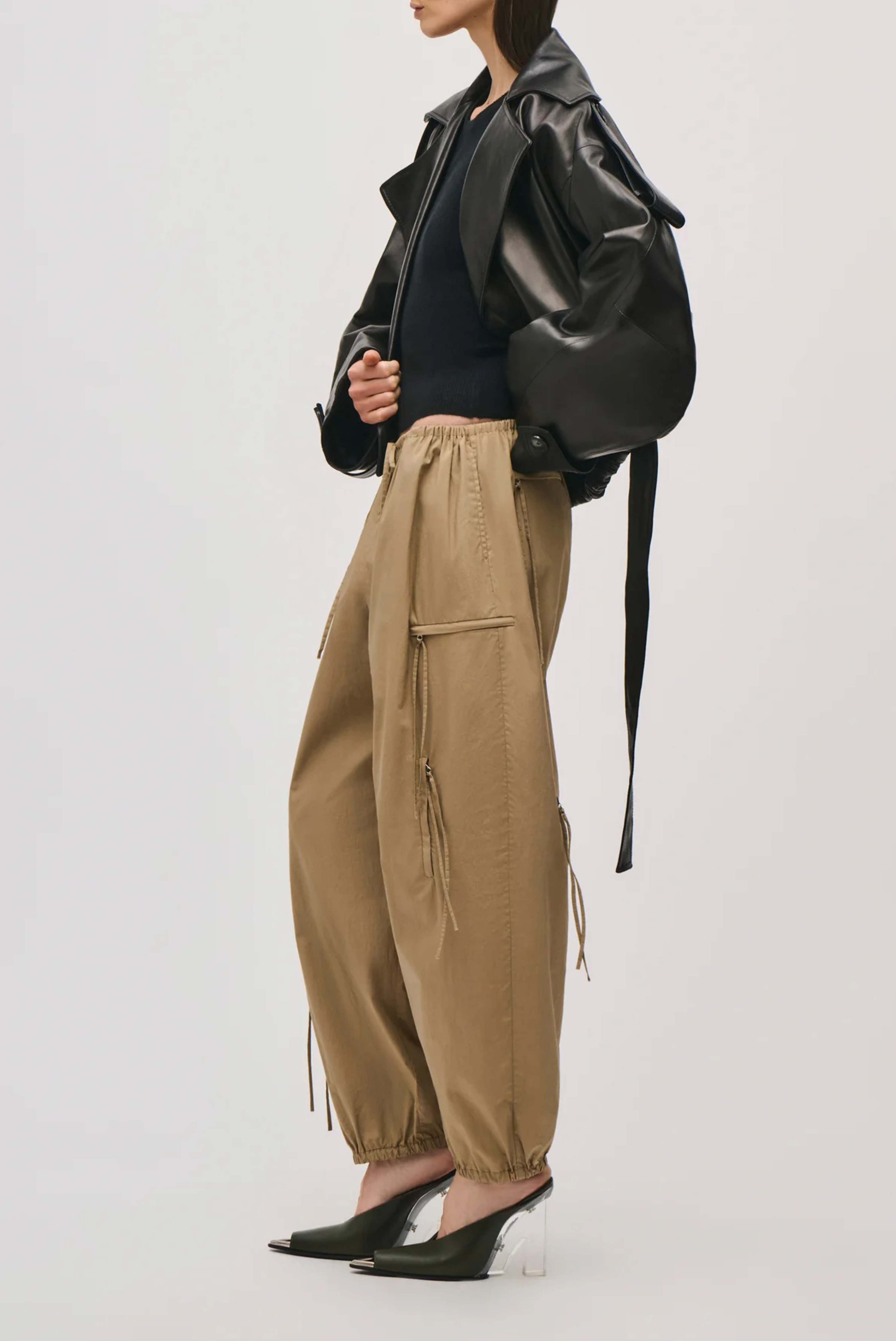 Brandon Maxwell The Scout Cargo Pant Khaki