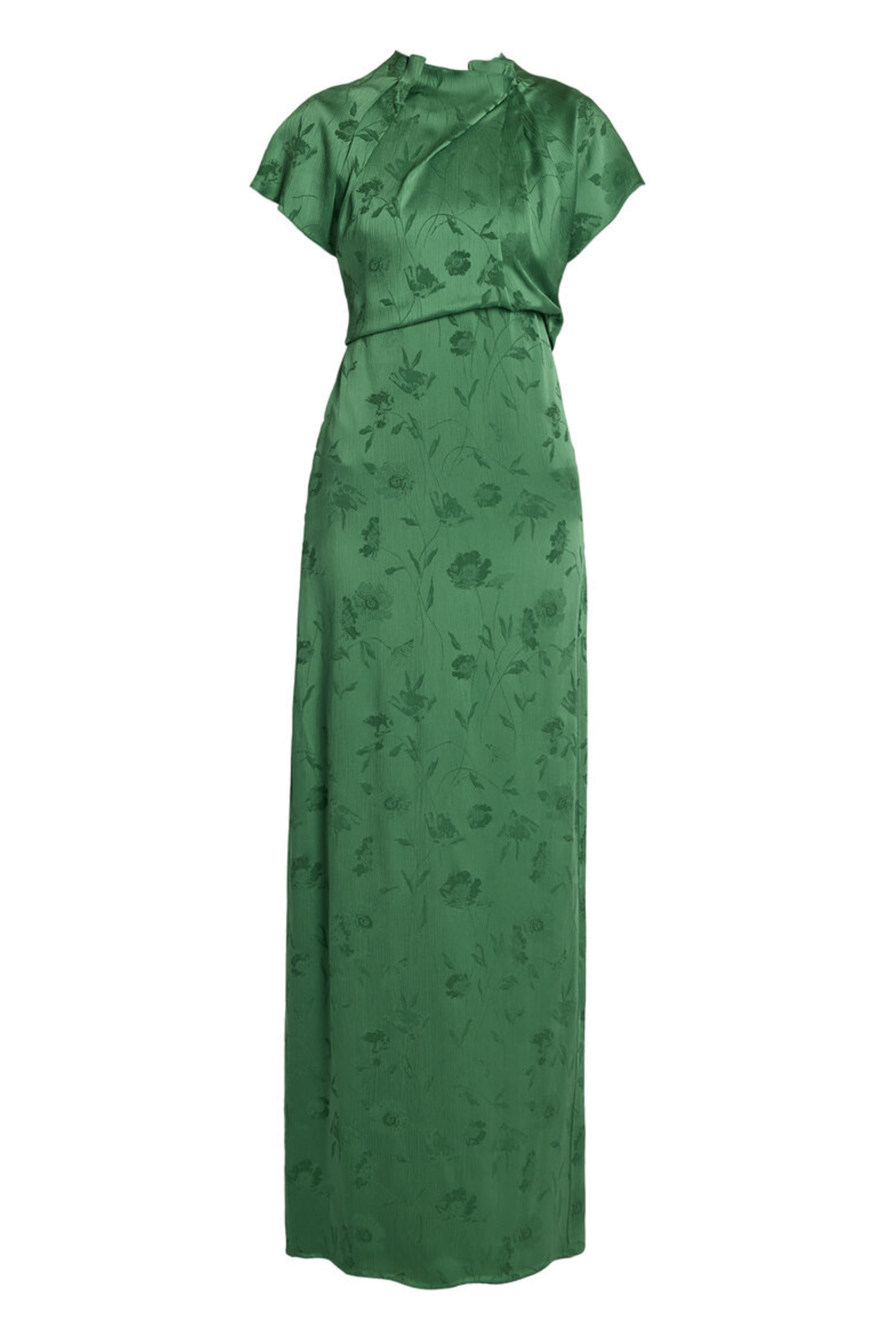 Floral Short Sleeve Gown