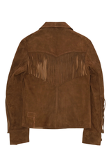 Deva Suede Jacket with Fringes