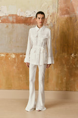 Augusta Safari Jacket Textured Ivory