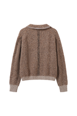 Cuddle Up Half-Placket Long-Sleeve Cashmere and Silk Top