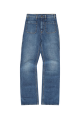 Jane Bootcut Denim Pants Stone Wash