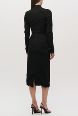 The Ellis Linen-Blend Sheath Dress