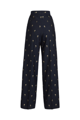 Pinstripe Tailoring Full Length Tailored Trousers