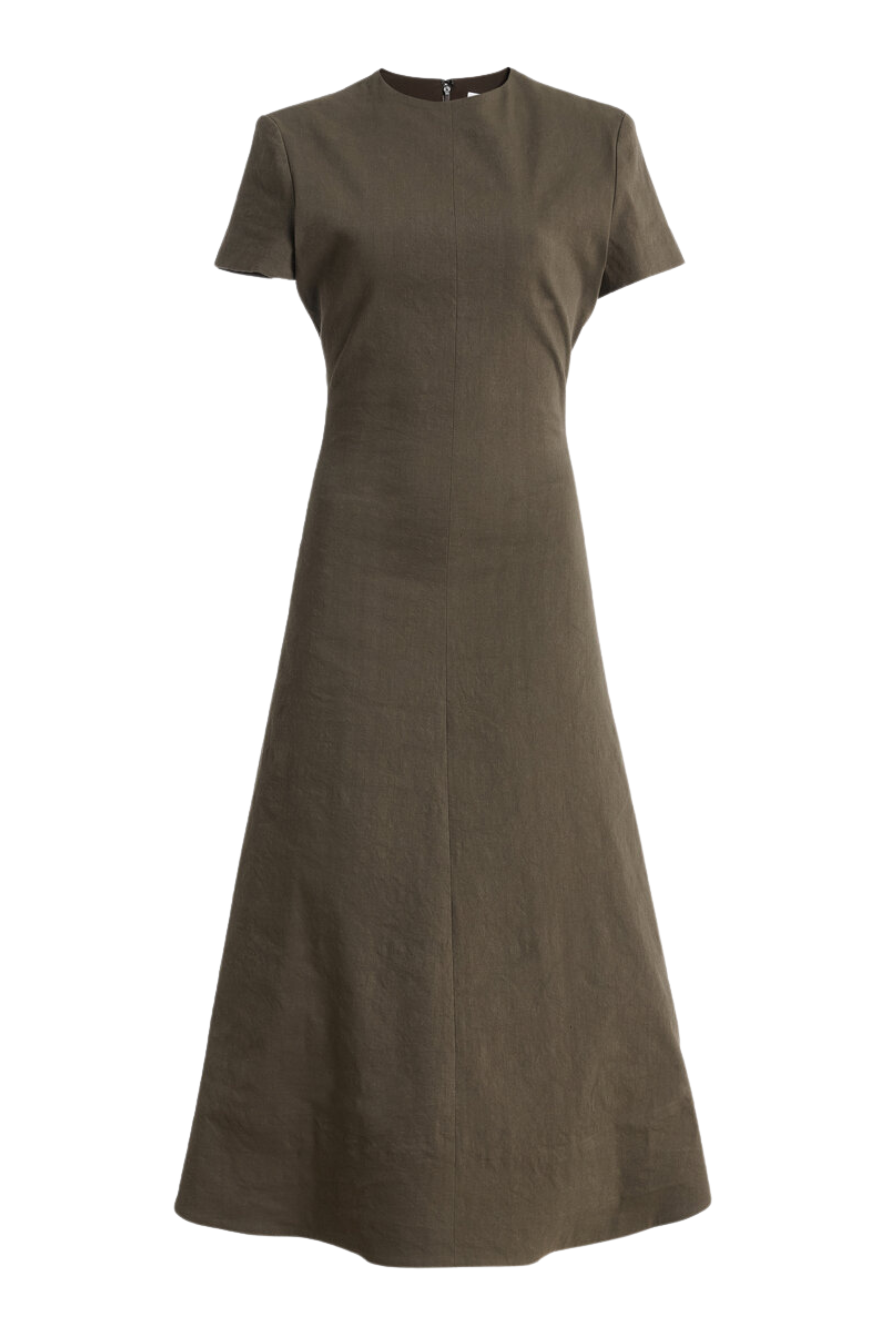 The Ridley Linen-Blend Midi Dress