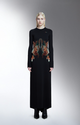 Del Core Raglan Dress With Sculpting Skirt with Logo and 3D Detail