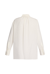 Floral Crepe de Chine Long Sleeve Blouse
