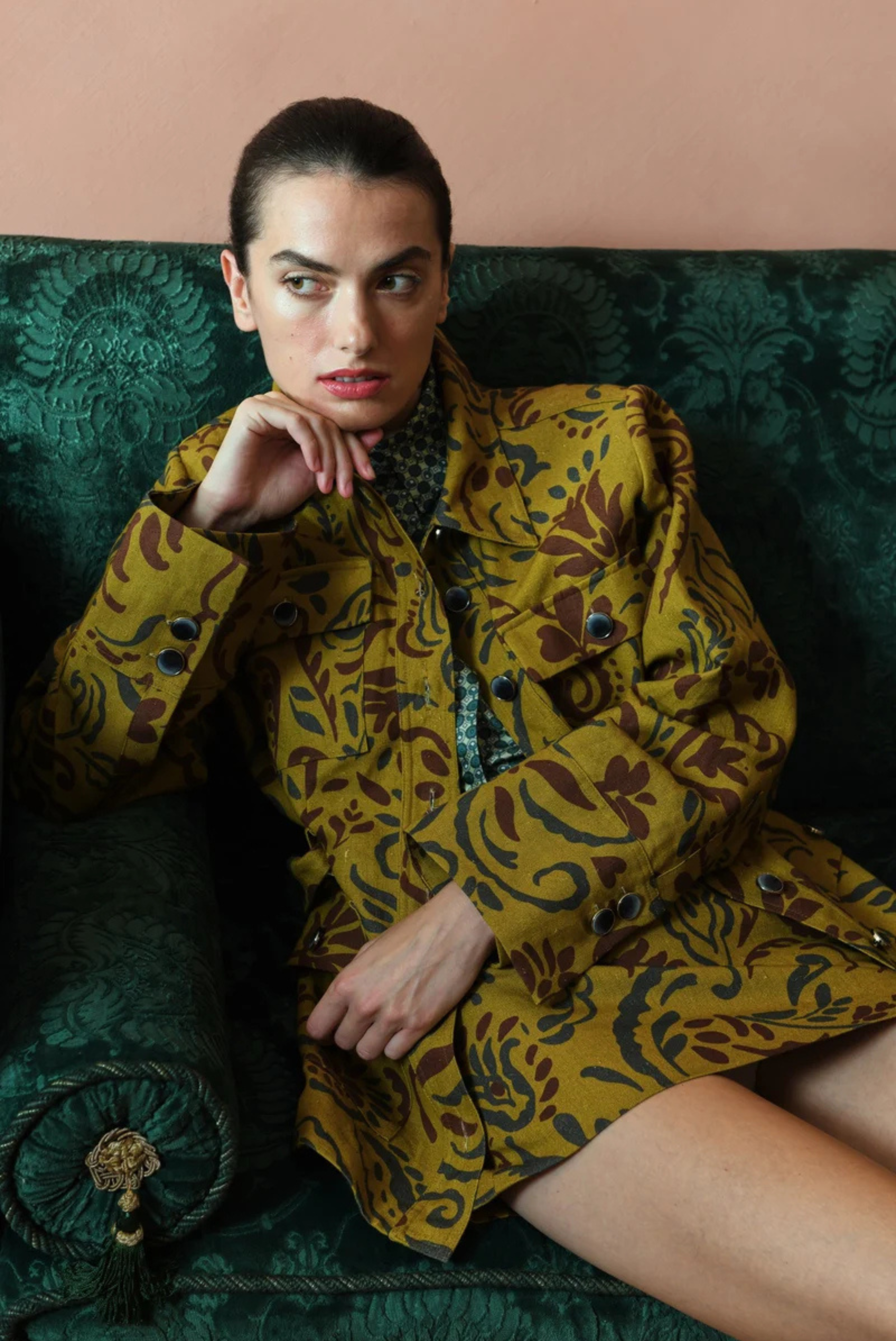 Augusta Safari Jacket Tobacco Ochre