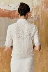 Antonia Short Sleeve Shirt Porcelain