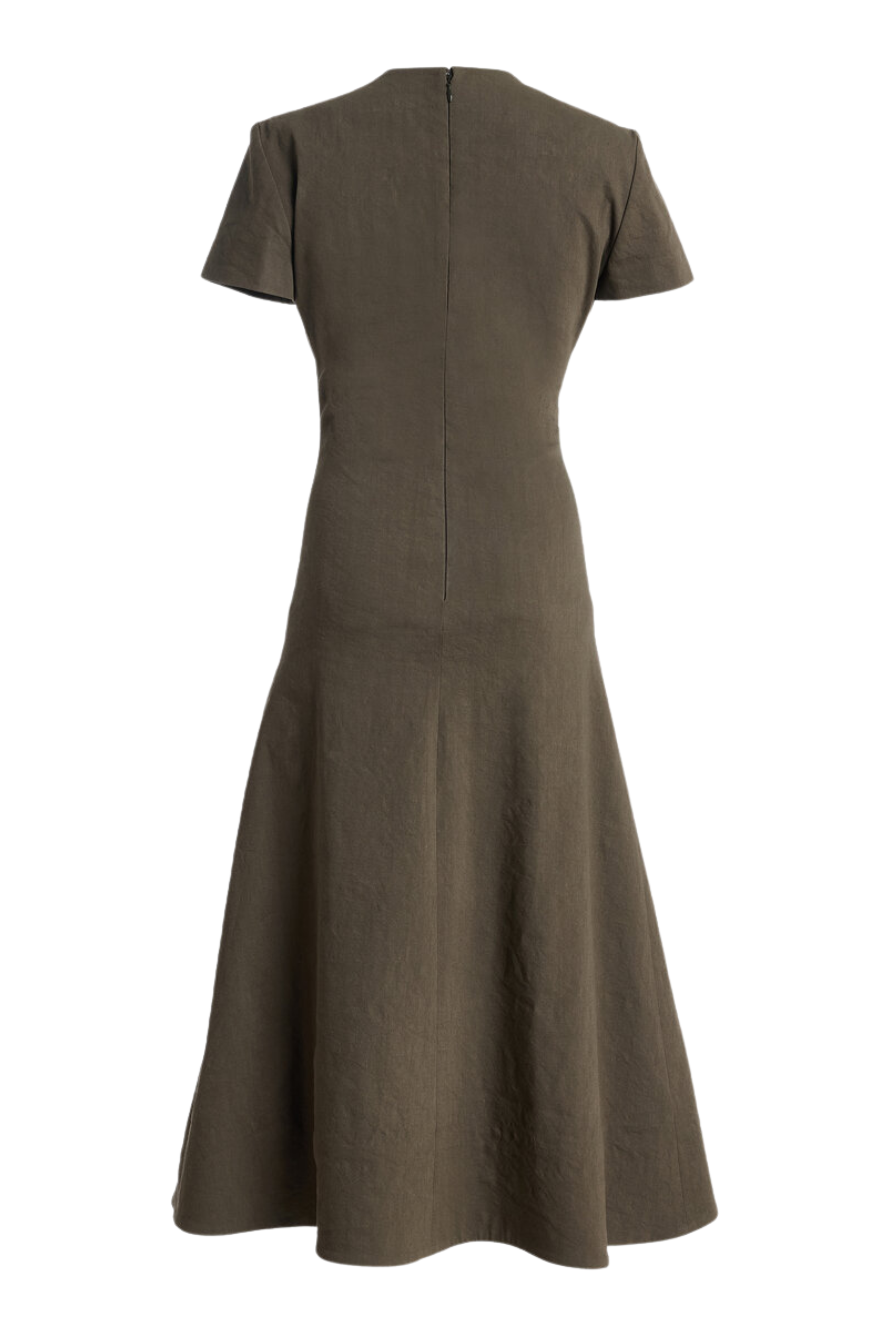 The Ridley Linen-Blend Midi Dress