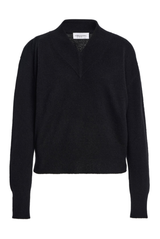 The Maris Lightweight Cashmere Sweater Black
