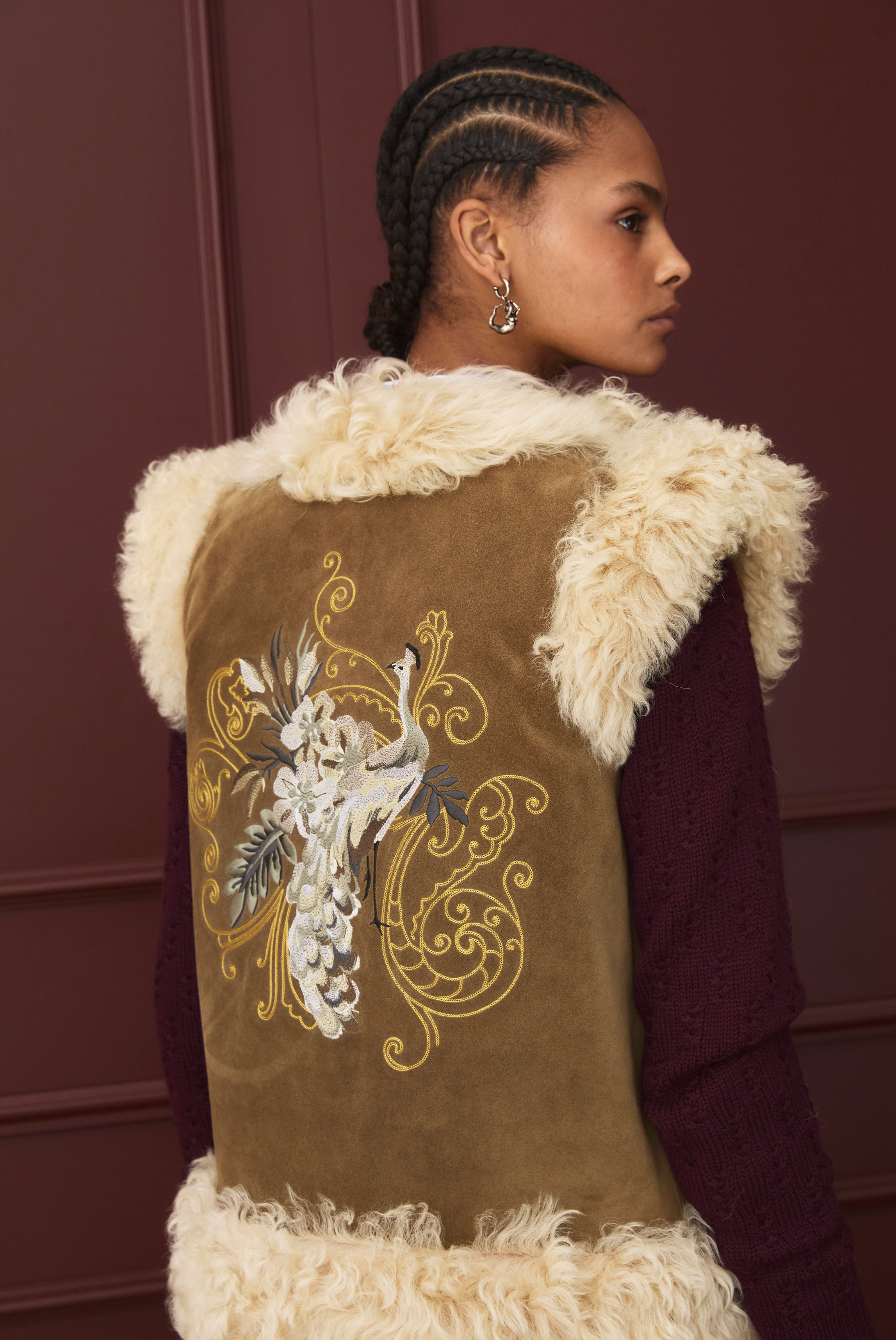 Leather Shearling