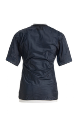 The Andrea Double-Layered Fitted T-Shirt Black