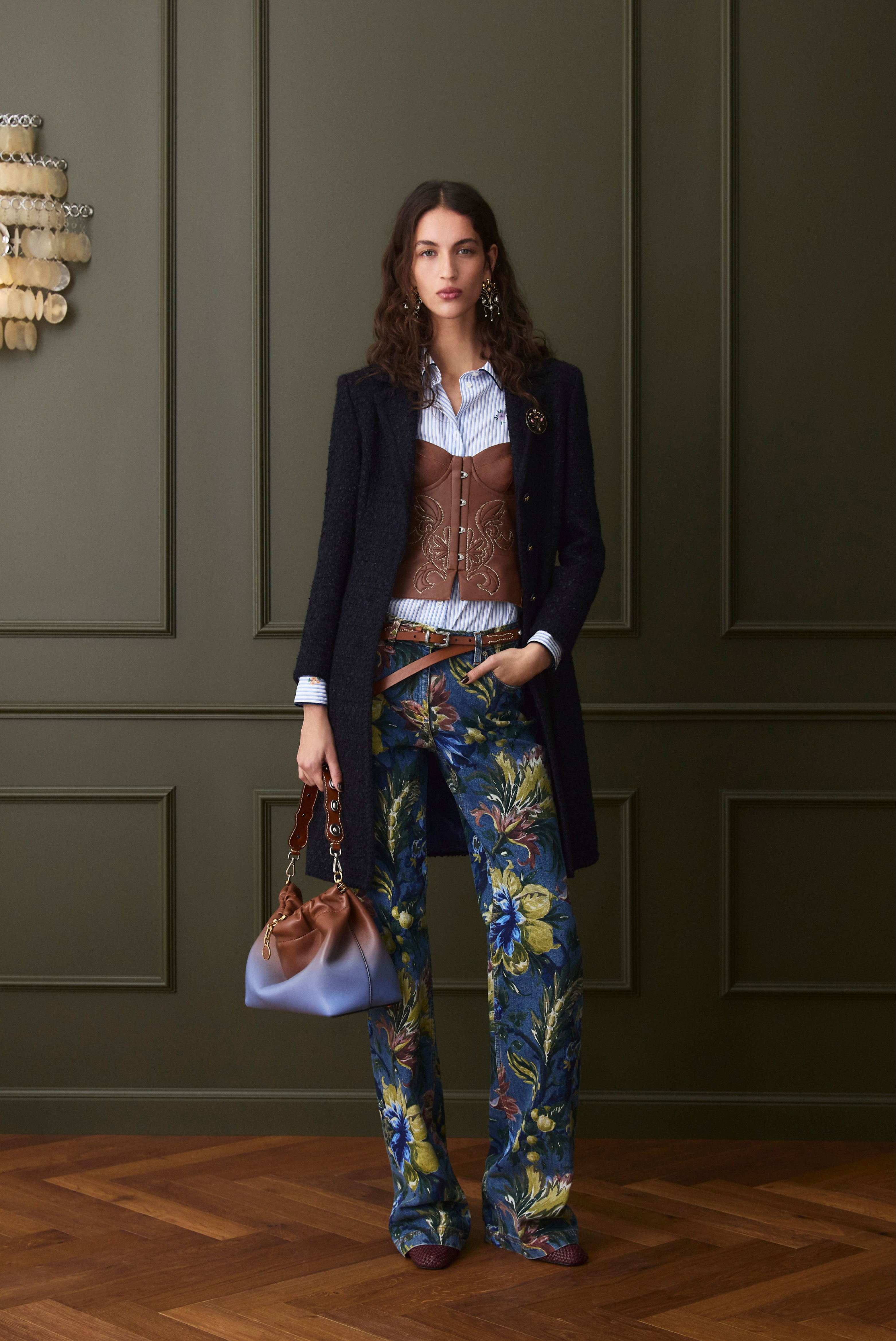 ETRO Floral Jeans