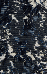 Erdem A Line Midi Skirt Bay Blue