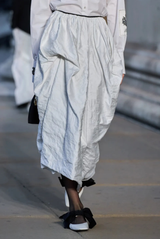 Erdem Embellished Cotton Poplin Long Sleeve Shirt White