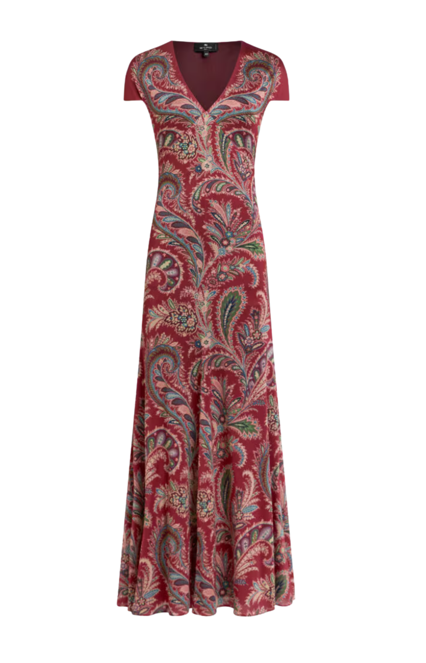 Etro Printed Crepe Jersey Long Dress