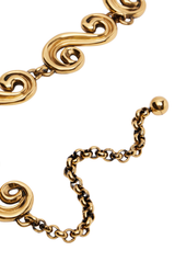 Etro Belt Paisley Chain Gold 