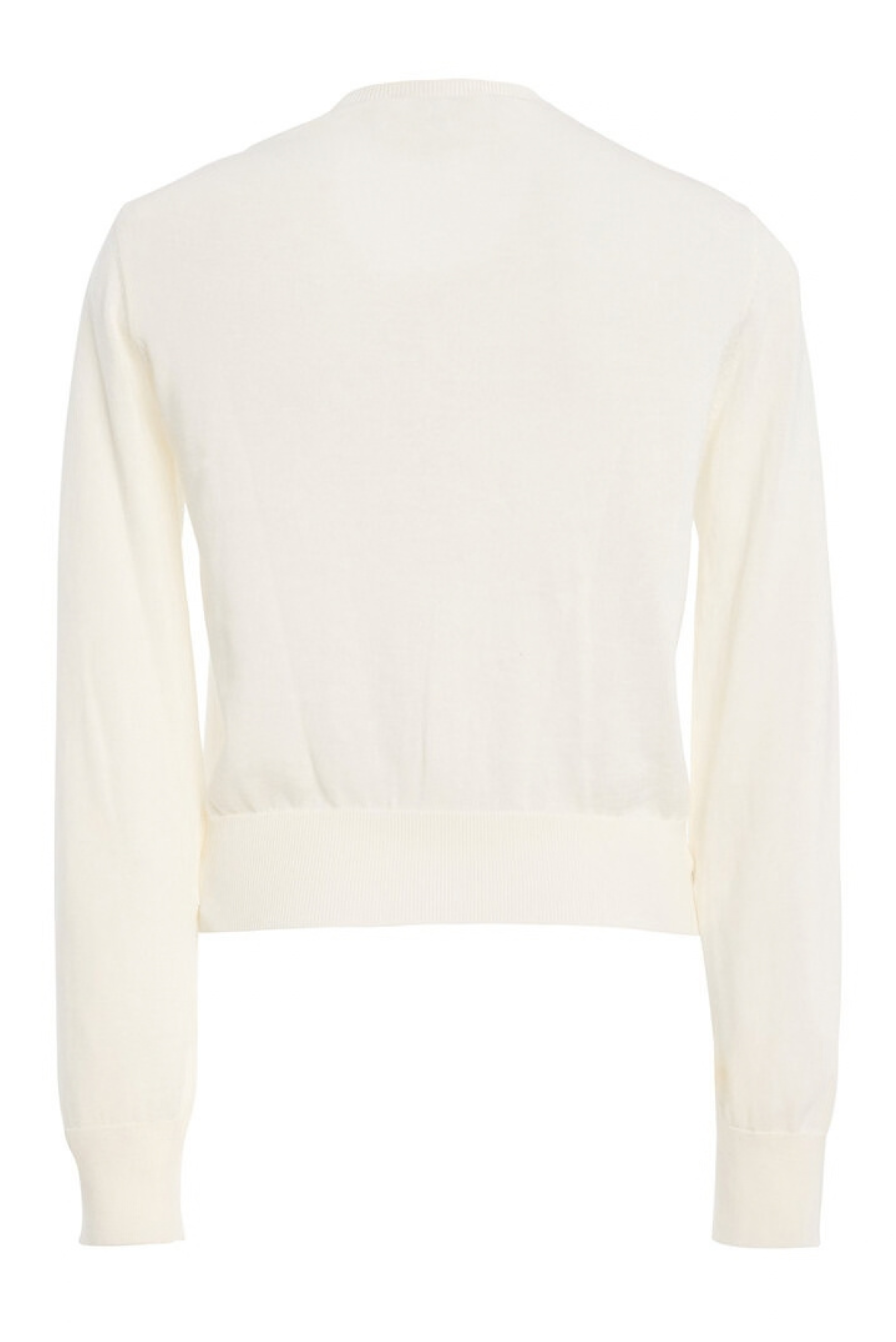The Aubery Feather Weight Silk-Cotton Cardigan Off White