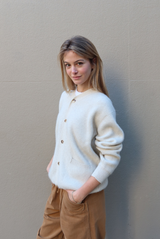 Cashmere Fox V Cardigan