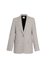 Pinstripe Tailoring Single Breasted Jacket