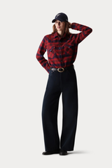 Ntex Cotton Plaid Western Shirt