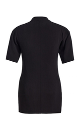 The Simone Fitted Tee Shirt Black