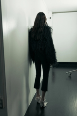 Aitti Ostrich Feather Jacket