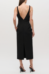 The Roxie Wool-Silk Sheath Dress