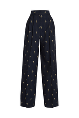 Pinstripe Tailoring Full Length Tailored Trousers