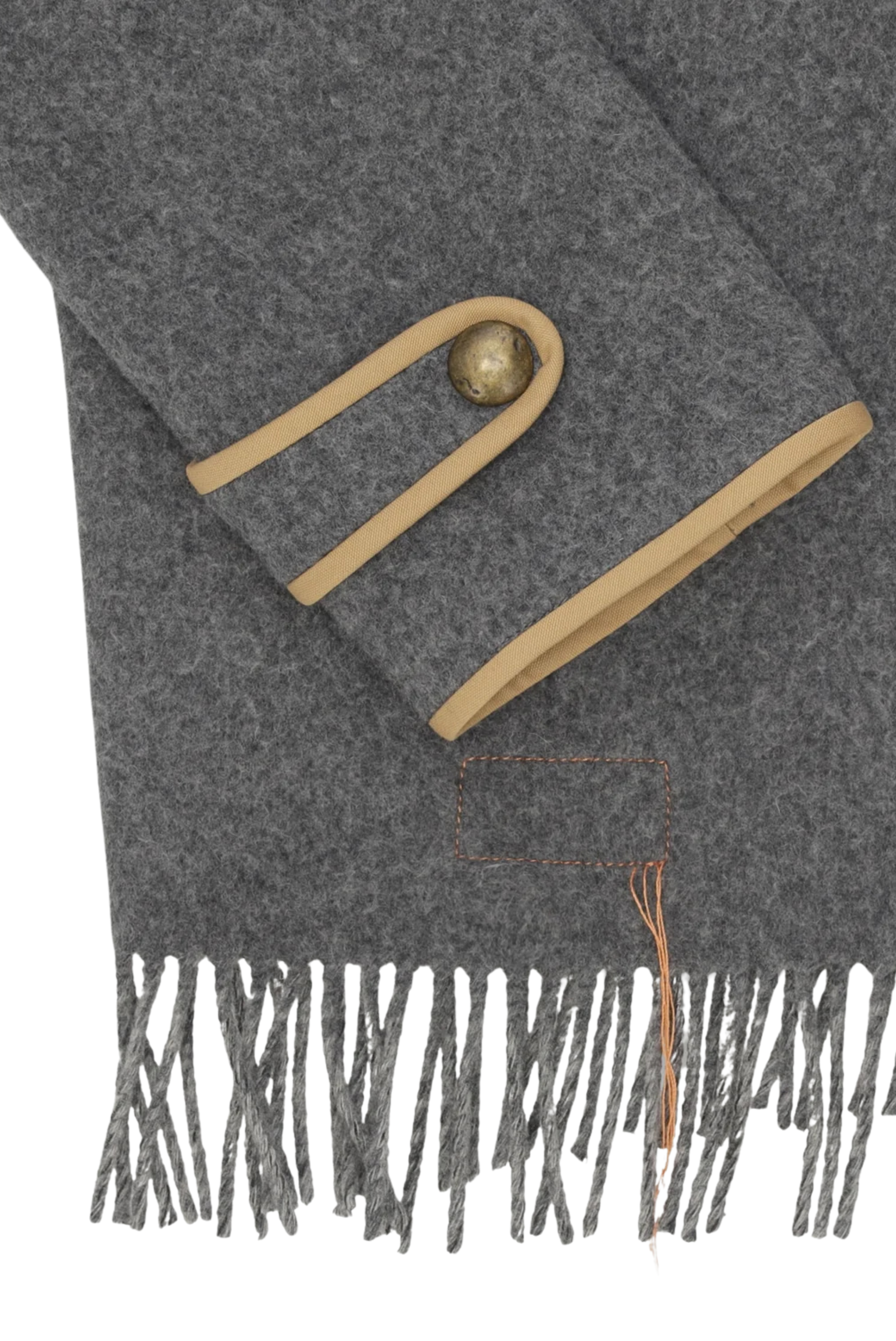 Fortela Danika Fringed Wool Coat