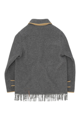 Fortela Danika Fringed Wool Coat