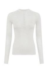Gabriela Hearst Anges Knit Henley Shirt