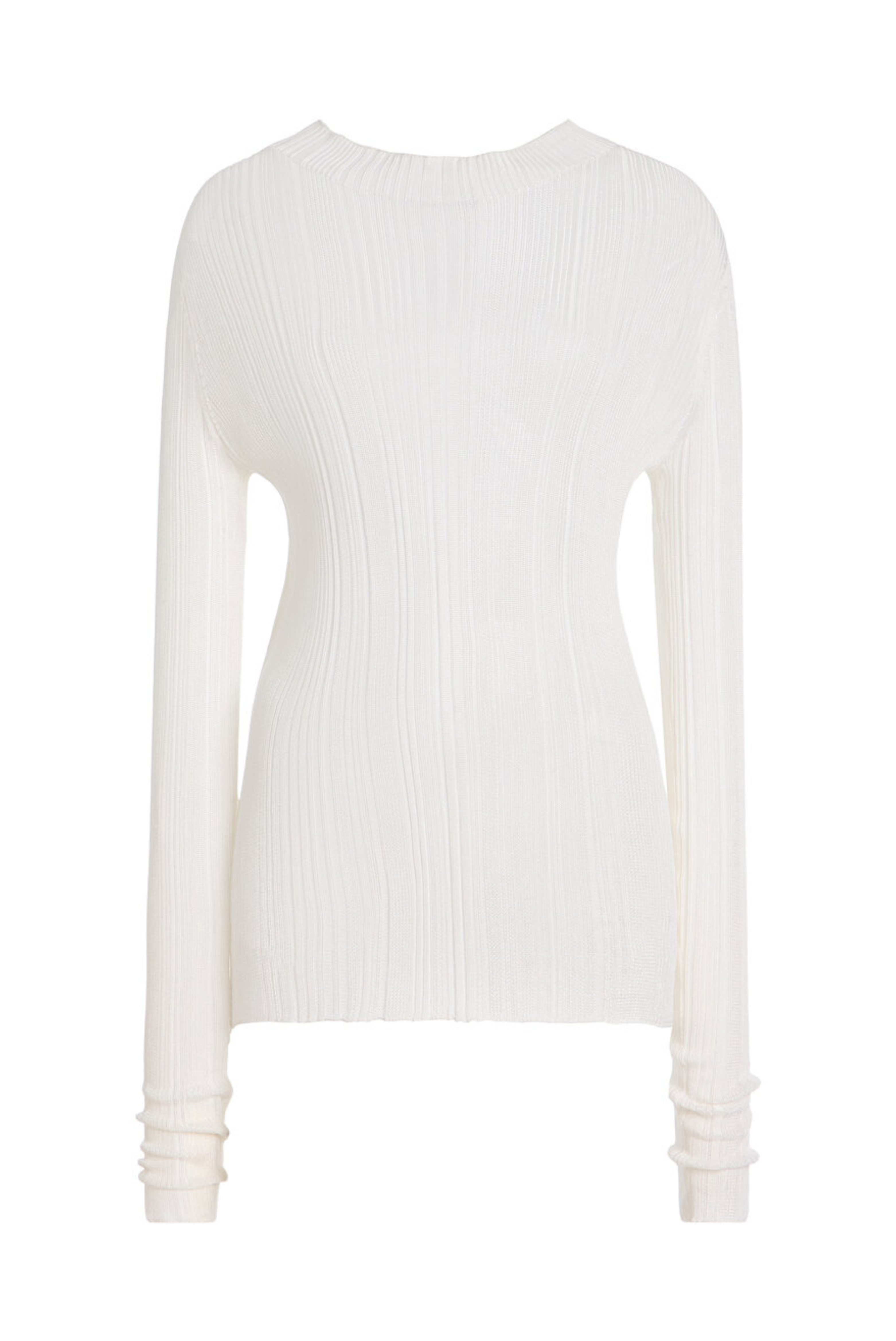 Gabriela Hearst Aveda Mock Neck Ivory 