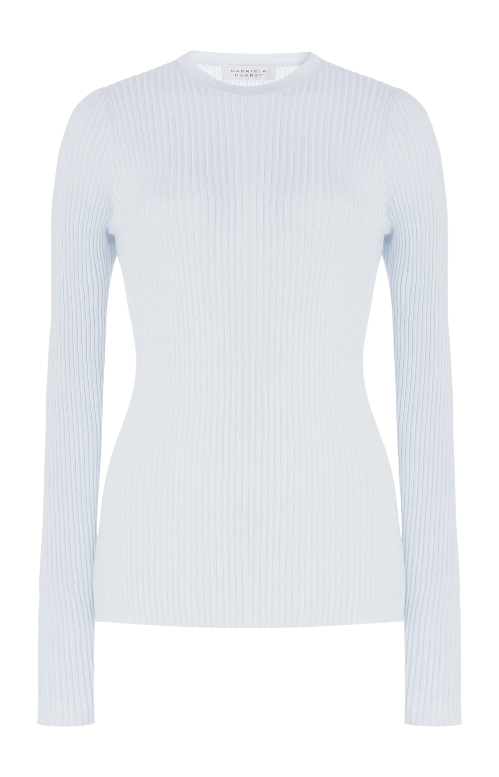 Gabriela Hearst Browning Crewneck Sweater Light Blue