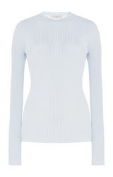 Gabriela Hearst Browning Crewneck Sweater Light Blue