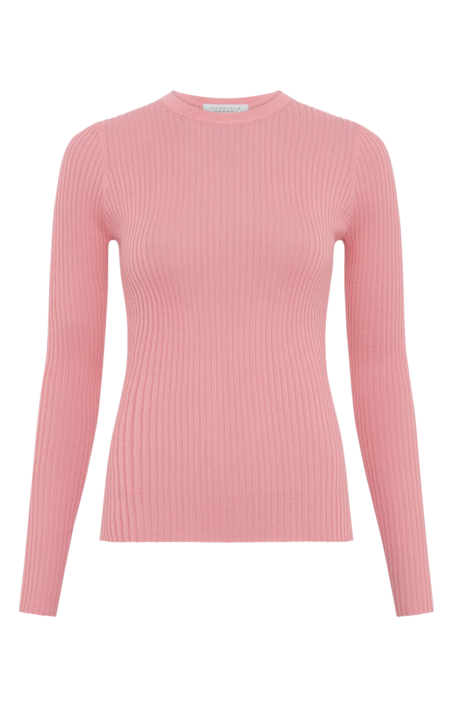 Gabriela Hearst Browning Knit Sweater Rose