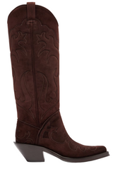 Gabriela Hearst Capitana Boot Dark Chocolate Brown