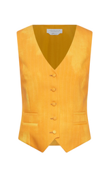 Gabriela Hearst Coleridge Vest Cadmium