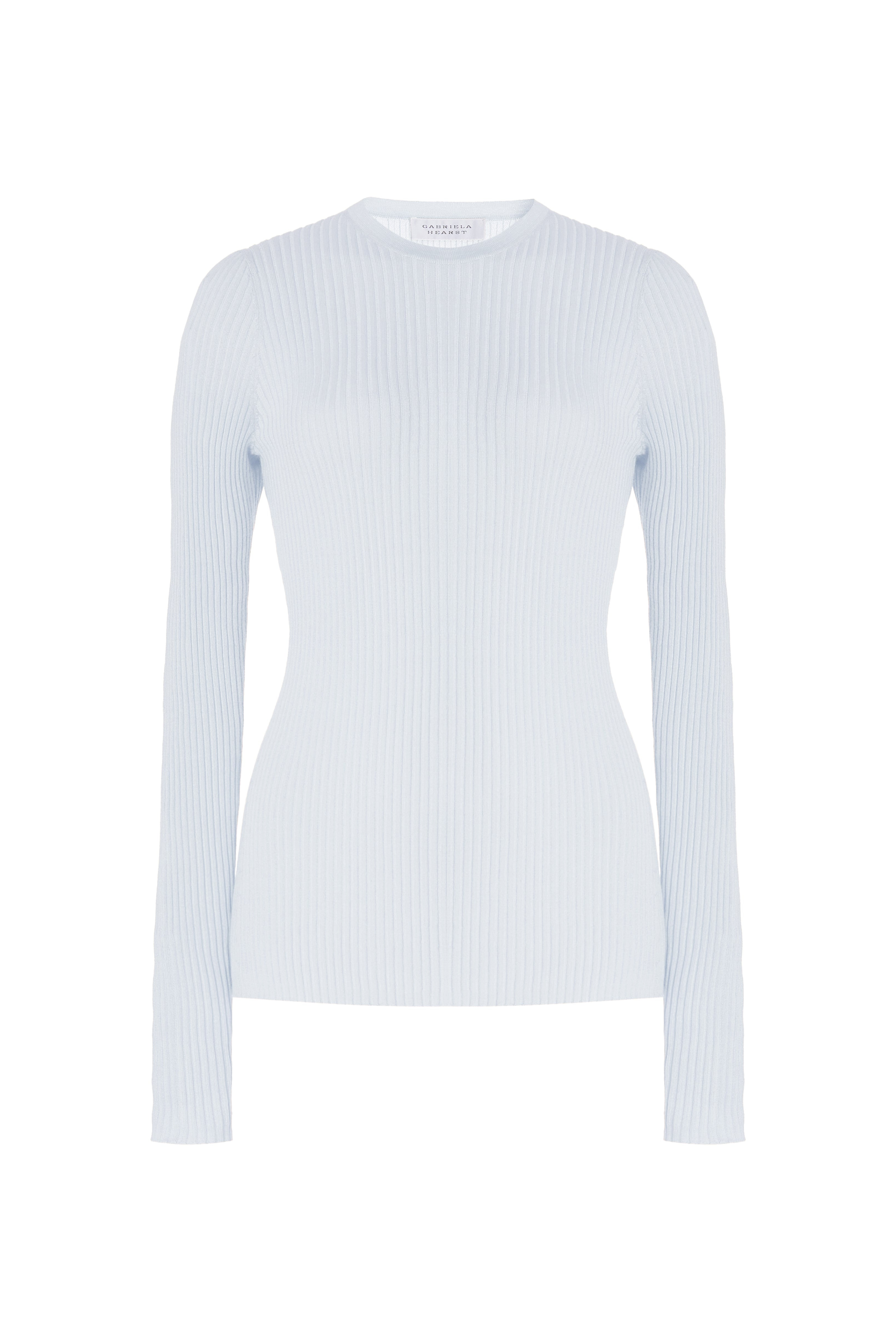 Gabriela Hearst Browning Crewneck Sweater Light Blue