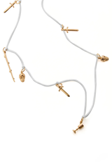 Gabriela Hearst Charm Necklace White