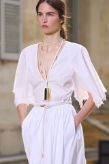 Gabriela Hearst Charm Necklace White