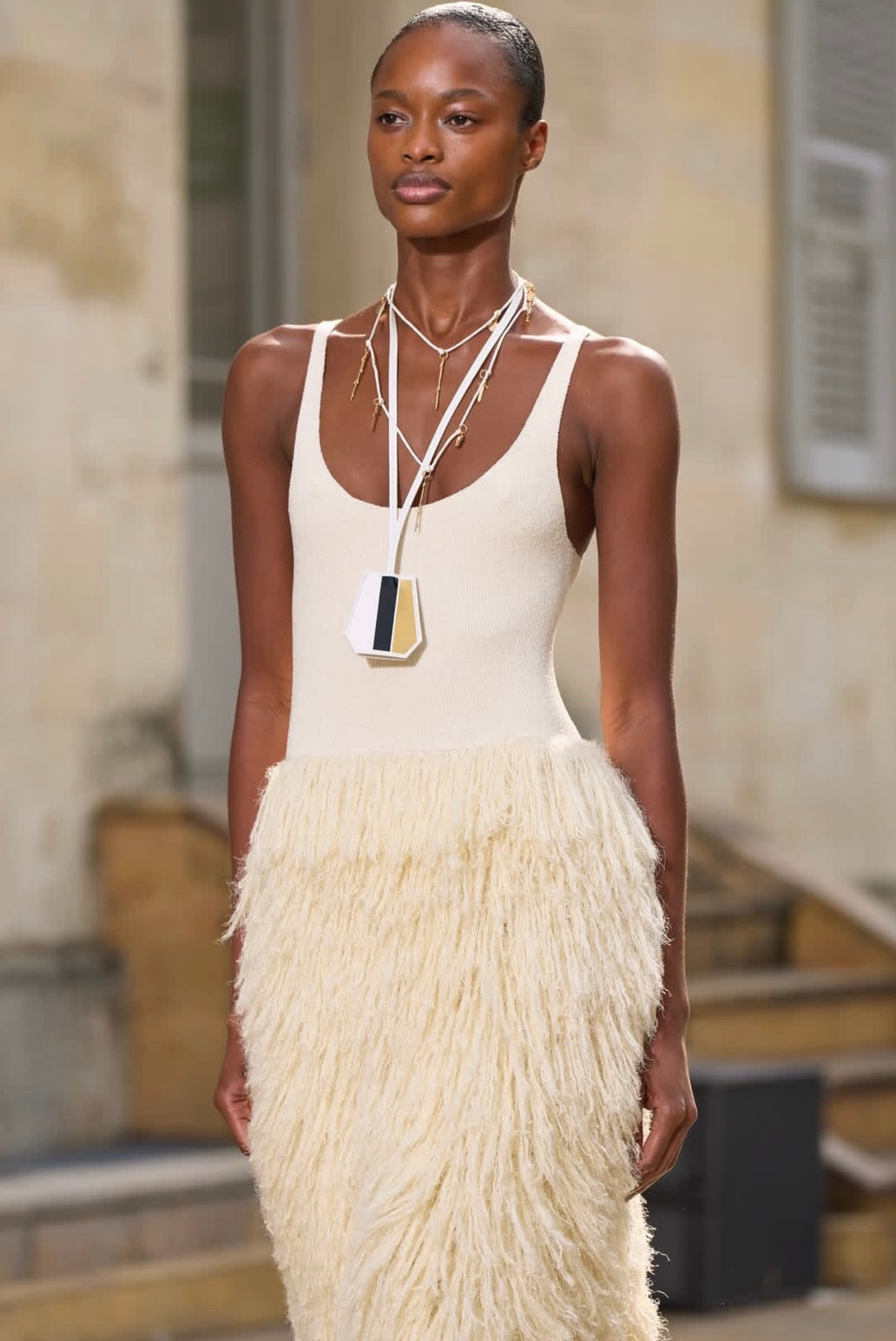 Gabriela Hearst Charm Necklace White