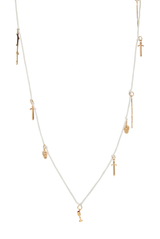 Gabriela Hearst Charm Necklace White