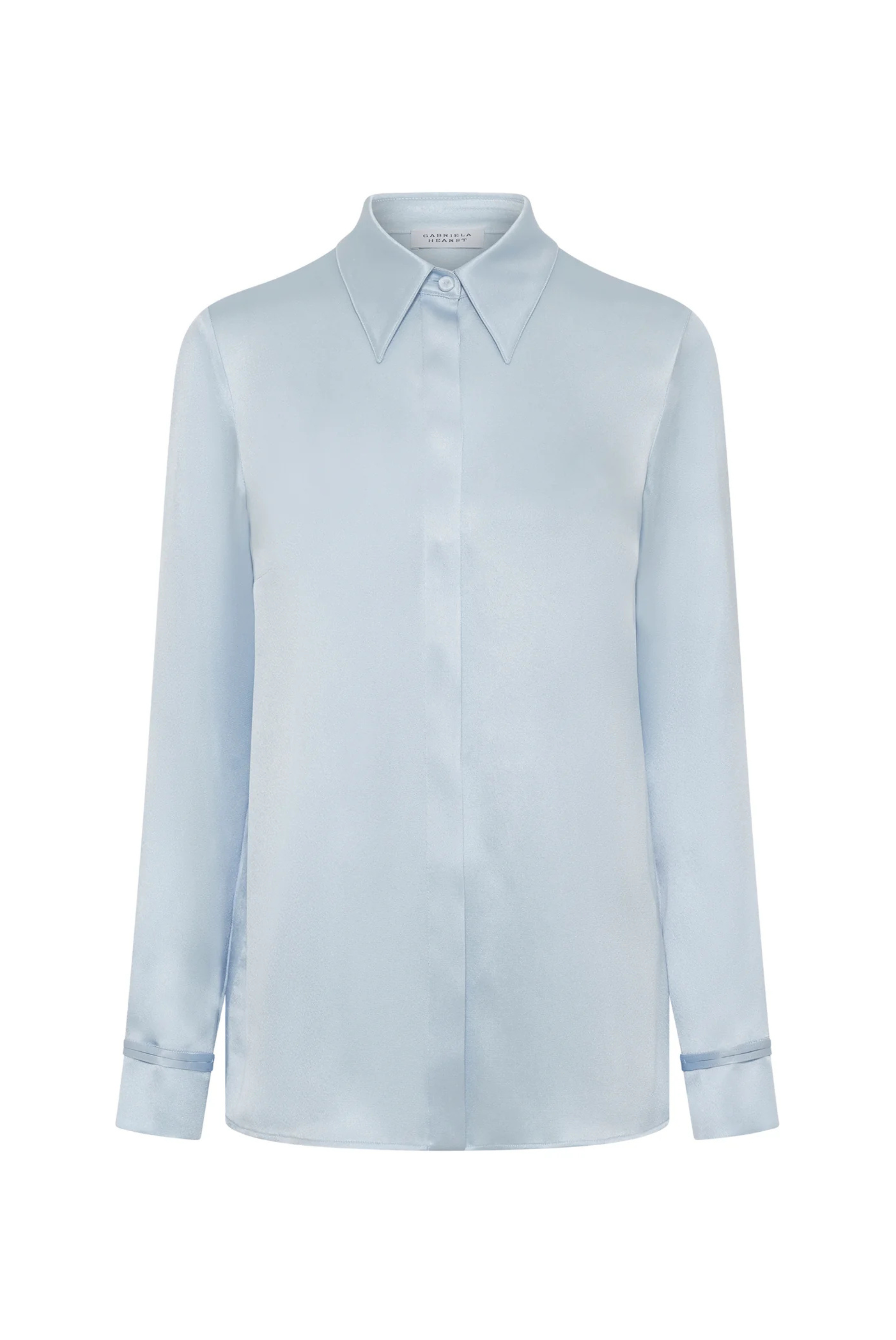 Gabriela Hearst Cruz Shirt Light Blue 